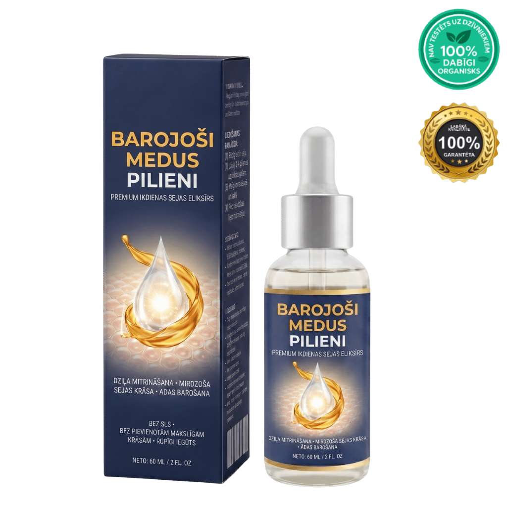 Premium klases barojošie medus pilieni