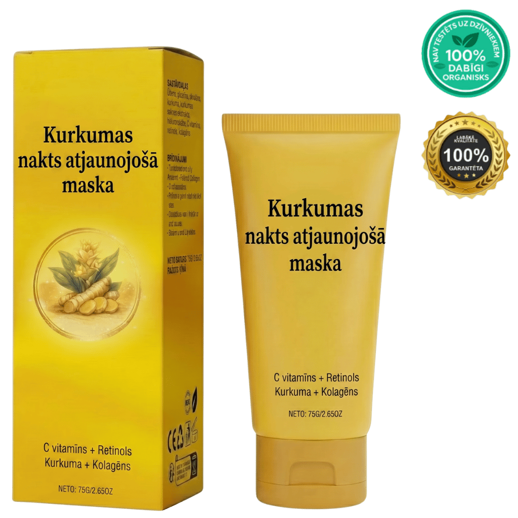 Luksusa kurkumas sejas maskas krēms